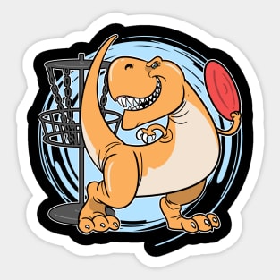 T-Rex Dino Disc Golf Frisbee Golf Sticker